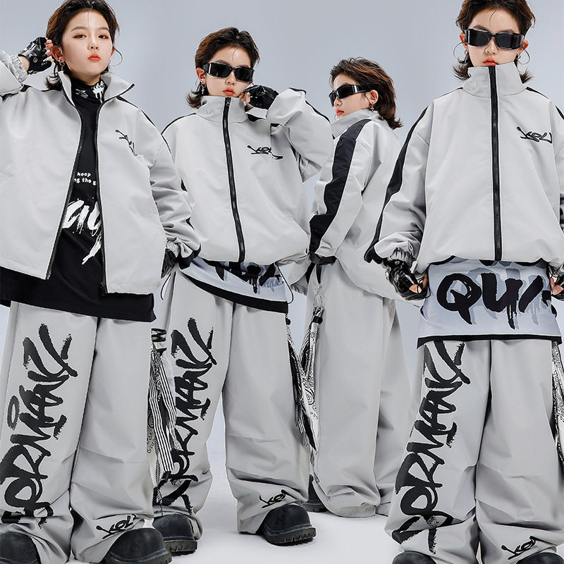 街舞服装儿童酷帅潮服灰色元旦演出服男童套装hiphop男孩嘻哈走秀,童装/婴儿装/亲子装,儿童演出服,淘宝优惠券,粉丝福利购,淘宝优惠卷