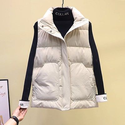 【80-200斤】百搭羽绒棉服马甲女