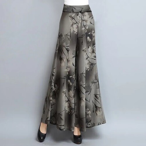 九分鱼尾裙裤薄款阔腿裤子