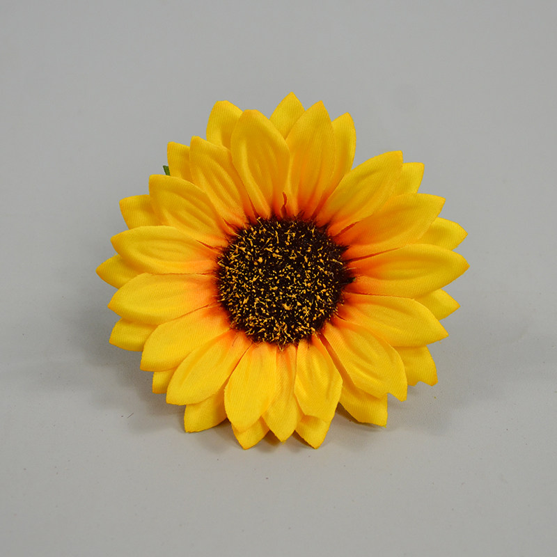 10cm向日葵粘皮筋彩色太阳花儿童节日舞蹈手腕花幼儿园课间手持花