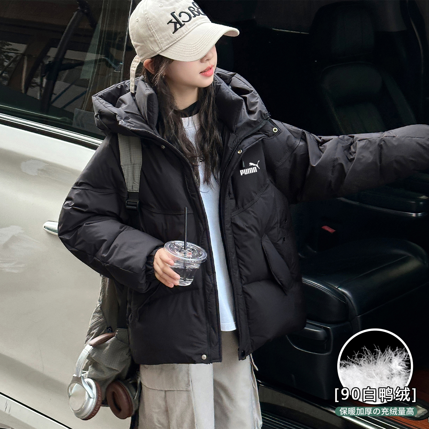 奥莱专柜女童羽绒服加厚保暖冬装