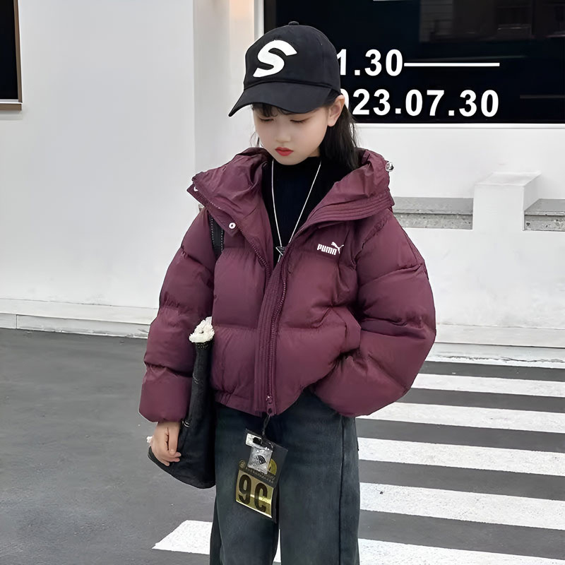 奥莱专柜女童冬羽绒棉服加厚外套
