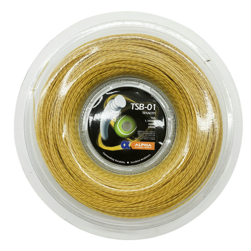 阿尔法ALPHA大盘网球线TSB 01 Tenacity 耐打夹丝尼龙软线1.3包邮