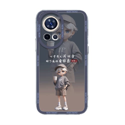 适用华为NOVA13壳卡通人物Huaweinova12Pro防摔11i新款10SE外壳9/8/7全包镜头5i男4e超薄保护套