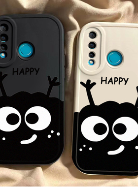 适用于华为nova4壳新款nove4e防摔全包硅胶套novo4可爱搞怪软壳男钢化膜n0va女note卡通情侣MARAL00外壳