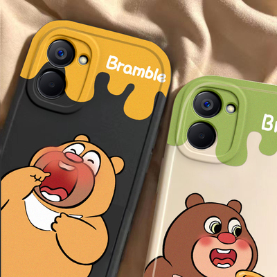 适用于真我v20壳oppo新款realmev20全包防摔保护套v23磨砂软硅胶外壳0ppo真我v25可爱卡通网红男女情侣潮