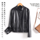 海宁绵羊皮皮夹克修身 大码 显瘦外套潮 秋冬新款 海宁真皮皮衣女短款