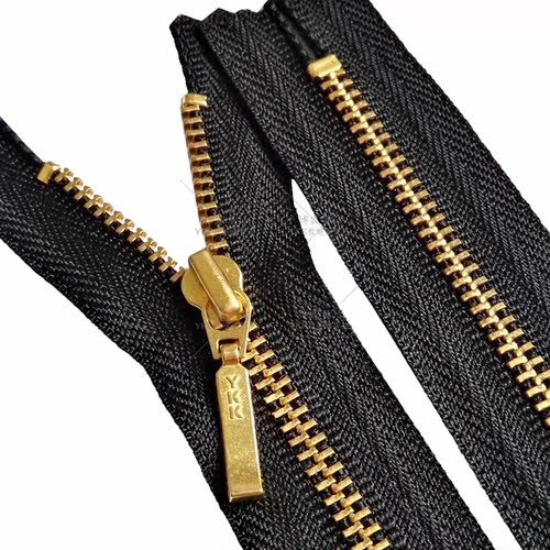 ykk拉链3号金属18cm黑色拉锁
