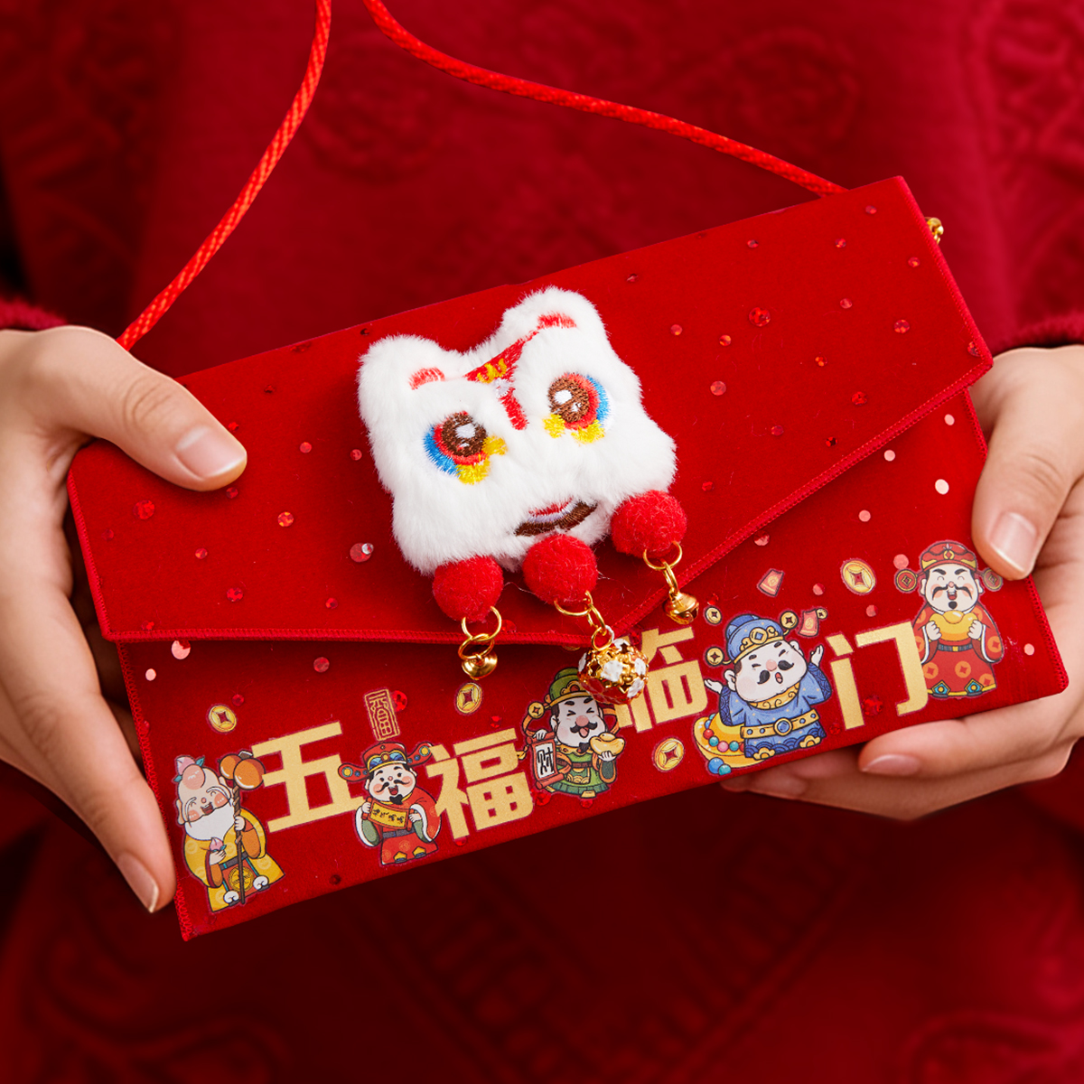 高档布艺红包横竖款高级感压岁钱