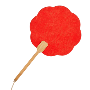 双面鎏金漆扇宣纸团扇空白扇子绘画儿童diy材料包扇面古风纸扇