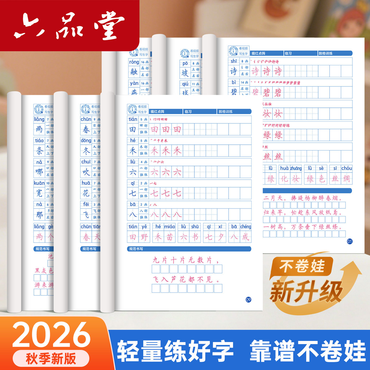 练字帖小学生专用一二年级上下册图片