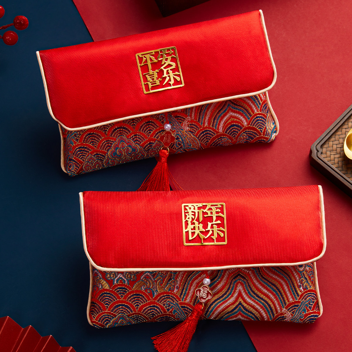 2026新款高档布艺红包袋刺绣缎面马新年个性创意春节儿童万元压岁,节庆用品/礼品,红包/利是封,淘宝优惠券,粉丝福利购,淘宝优惠卷