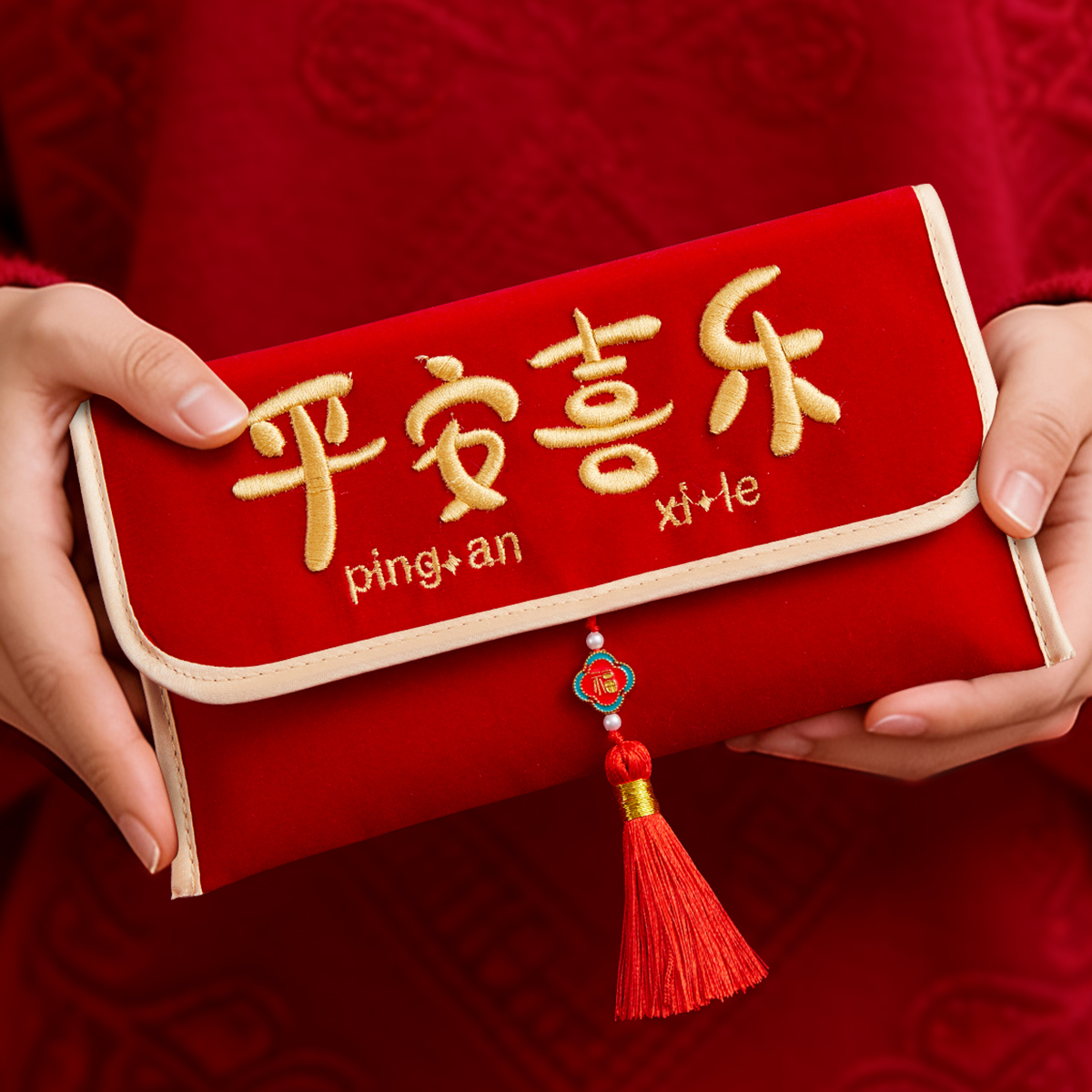 高档布艺红包横竖款高级感压岁钱