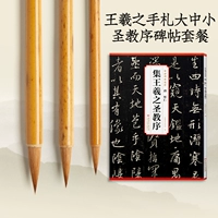 【Коллекция предисловия к священной религии Ван Сычжи и комплект надписей на стеле】Три рукописных заметки + надписи на стеле