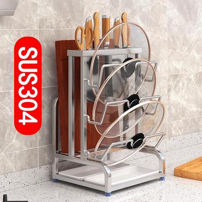 304不锈钢厨房置物架三合一