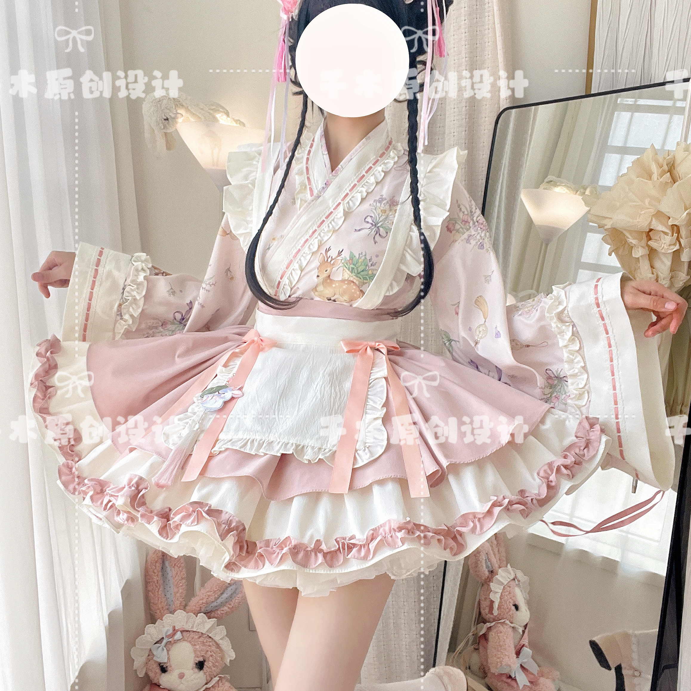 【小药师·本草植物】独家正品中华风lolita印花可爱大裙摆全套