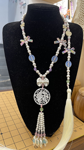 【小药师搭配璎珞】汉服配饰古风琉璃珍珠流苏背云项链璎珞