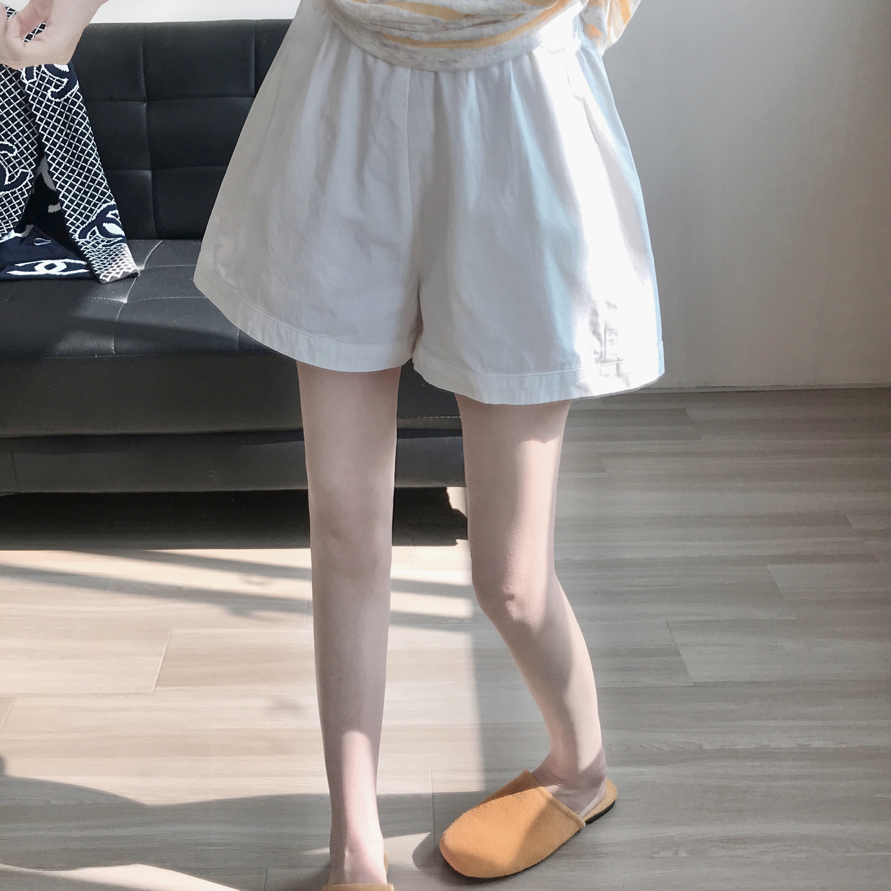 【大萌家】plmm大长腿  谁穿都是大长腿耶!!毛须边松紧腰阔腿短裤,女装/女士精品,休闲裤,淘宝优惠券,粉丝福利购,淘宝优惠卷