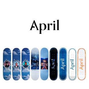 55滑板店 美国April滑板板面专业板原装进口正品Yuto签名款双翘板