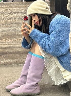 羊皮毛一体雪地靴女2025冬季新款