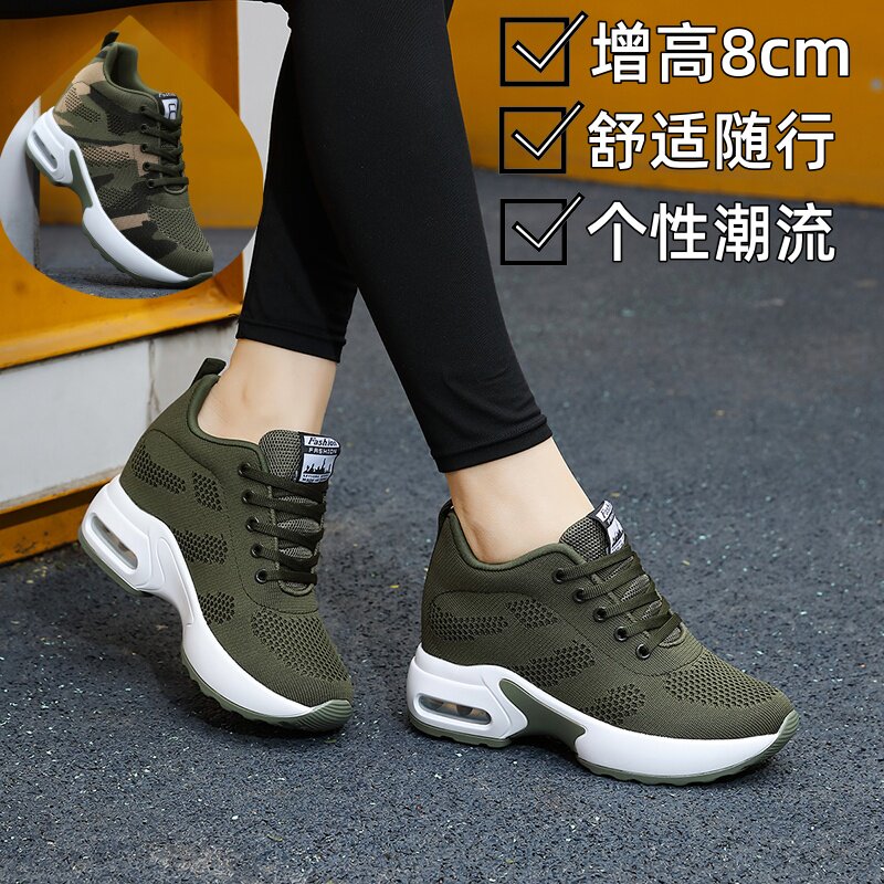 新款内增高跳舞鞋软底广场舞鞋女