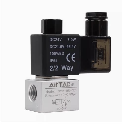 二位三通常闭真空电磁阀3V206-NC