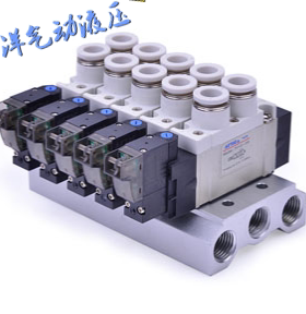 原装亚德客电磁阀 7V11006A/B/C/F 7V21008二位五通 电磁阀DC24V