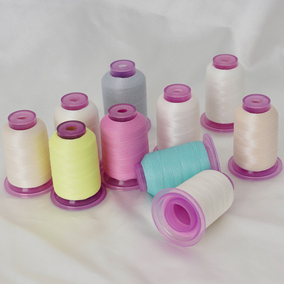 温变线感温变色线夜光线150D/双股400码毛绒玩具家纺刺绣用