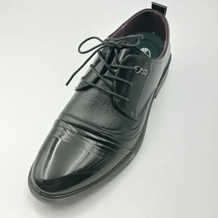 道州男鞋25春季新款男绅士尖头皮鞋商务正装英伦系带道县皮鞋8272