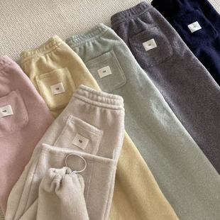 两用抽绳束脚口裤 新品 Egg冬季 高克重羊毛卷多色休闲显瘦 韩版