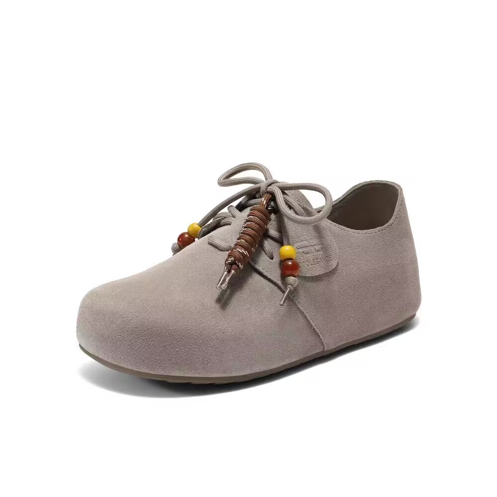 断码处理尾货 丽家 吐司家族博肯女鞋内增高女休闲厚底松果吐司鞋