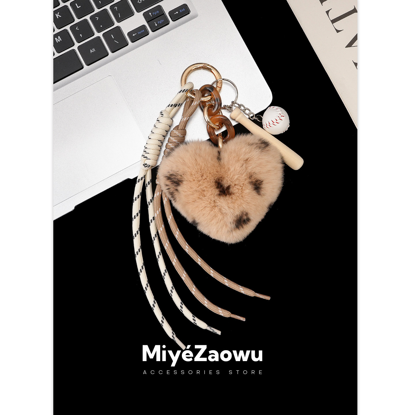 【弥野造物】miu系兔毛豹纹爱心