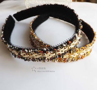 {28元包邮}小香风不勒头发箍刘海贴式头箍碎发固定魔法贴发贴粘发