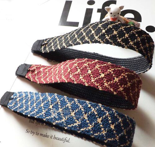 不勒头棱格软发箍刘海头箍固定