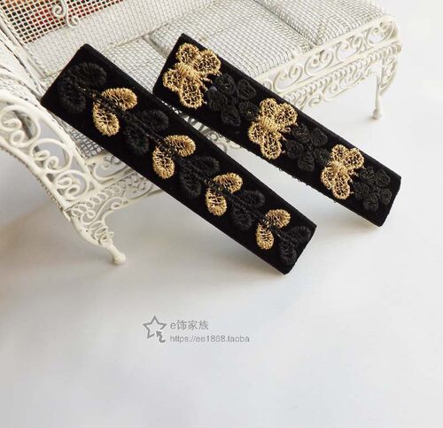 e饰家族刘海贴丝带简约