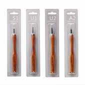 华虹刻刀木刻刀版 画雕橡皮印章刻画平头斜头三角头 画雕刻刀模型版