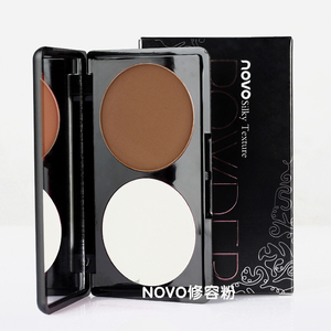 novo小脸双色修容粉 高光粉阴影脸部鼻影粉侧影遮瑕控油修颜提亮