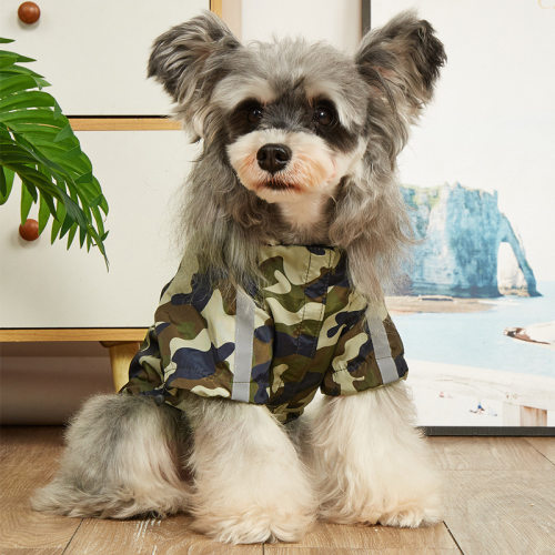 SuMai2026狗狗衣服小中大型犬雨披博美柯基四季小狗反光条迷彩