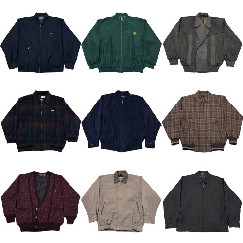 古着vintage孤品美式复古港风棒球服工装阿美咔叽男女夹克外套S