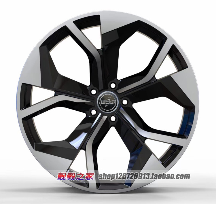 19 20寸适用于奥迪RS6 RS7 A4 A5 A6 A7 A8 Q3 Q5 Q7 Q8锻造轮毂