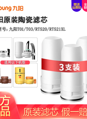 九阳龙头净水器家用过滤机JYW-T01/T03/RT521XL原装专用陶瓷滤芯