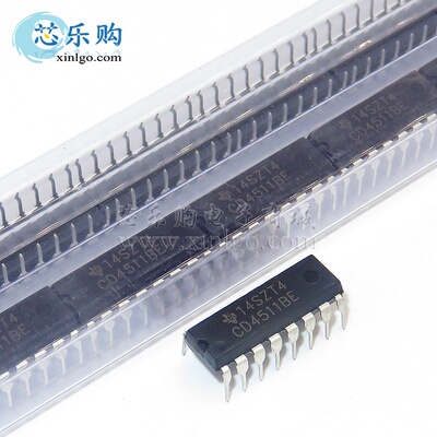 CD4511 CD4511BE DIP16 直插 TI 八路抢答器 逻辑芯片 [国产全新]