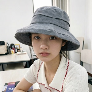 日本NEEDS UV CUT渔夫帽女夏季遮阳帽防晒帽太阳帽紫外线帽子盆帽