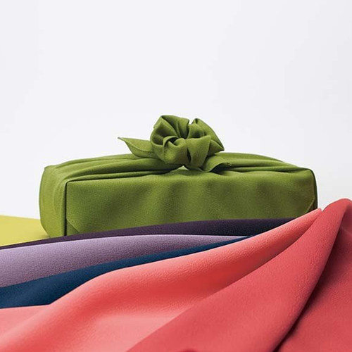 MUSUBI日本进口包裹布正方形风吕敷户外便携野餐布简约环保便当袋