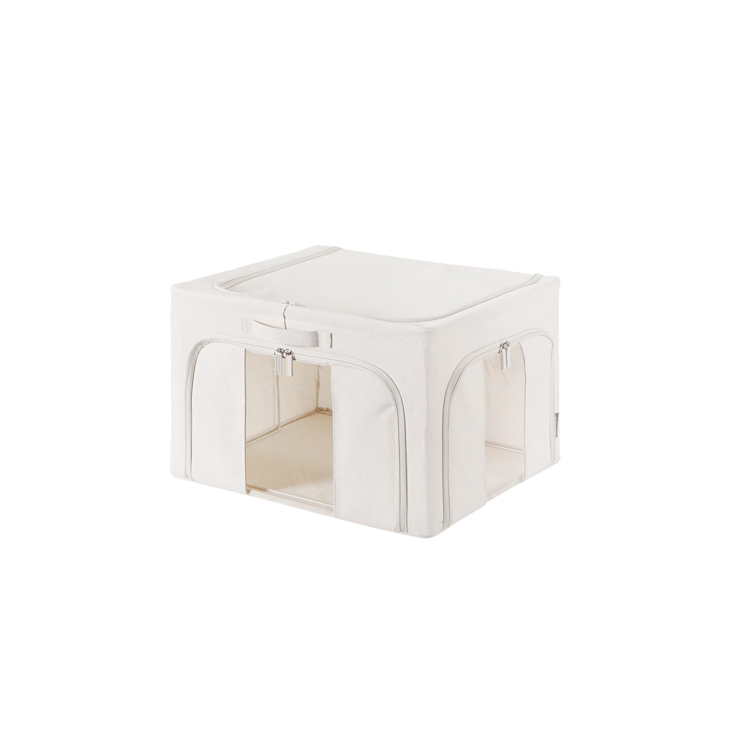 【好物体验】霜山布艺收纳箱可折叠带视窗储物箱衣物棉被百纳箱,收纳整理,收纳箱,淘宝优惠券,粉丝福利购,淘宝优惠卷