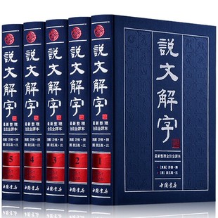 说文解字原版 详解古文字典古代汉语常用字字典正版 图书籍 许慎著说文解字注段玉裁注中华国学书局图解今释译文白对照繁体注音图文版