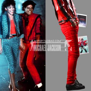 杰克逊演出服Michael Jackson战栗裤子颤栗长裤杰克逊服装服饰