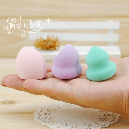 清仓送蛋架~日本rosyrosa 彩妆蛋粉扑美妆蛋水滴化妆海绵干湿两用
