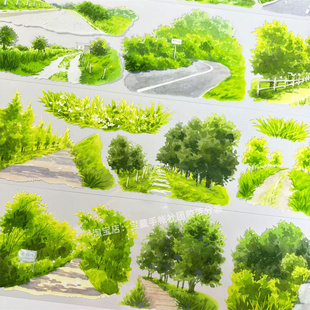 手帐分装胶带a615乡野小路世安工作室古风PET素材账流麻贴纸咕卡