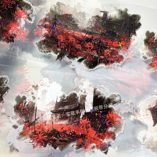 手帐分装胶带b046冥海无岸李富贵暗黑房古风PET素材账流麻diy贴纸